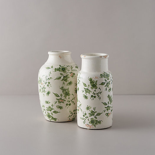 Green Chinoiserie Jar Vase | Terrain