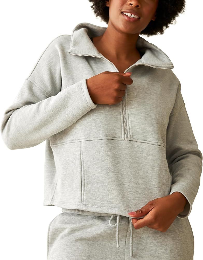 Kindred Bravely Cloud Fleece Maternity Pullover, Half Zip Sweatshirt for Nursing and Breastfeedin... | Amazon (US)