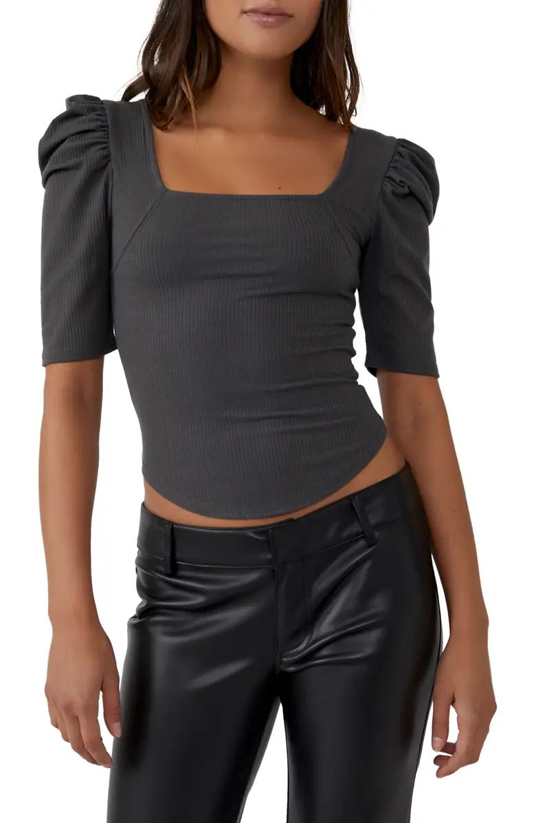 Night Lily Rib Crop Top | Nordstrom