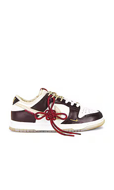 Nike Dunk Low LX Sneaker in Sail, Team Gold, & Burgundy Crush from Revolve.com | Revolve Clothing (Global)