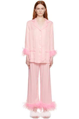 Pink Party Pyjama Set | SSENSE