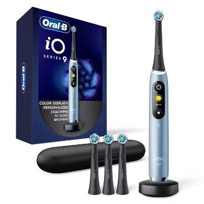 Oral-B iO Series 9 Electric Toothbrush with 4 Brush Heads - Aqua Marine | Target