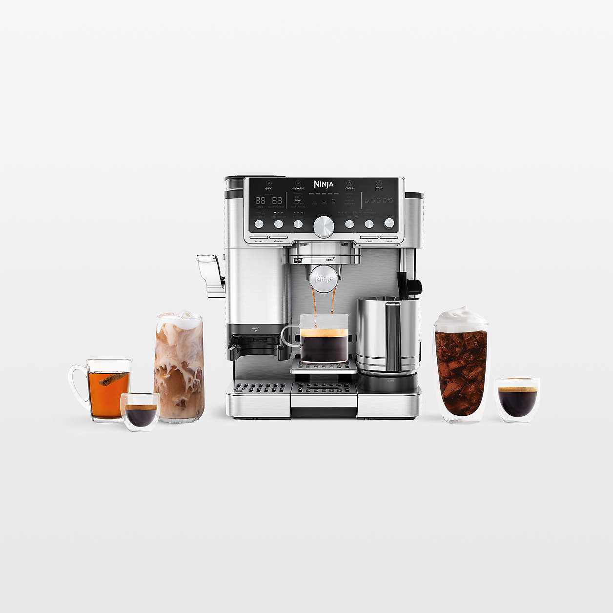 Ninja Luxe Cafe Pro Series Espresso Machine + Reviews | Crate & Barrel | Crate & Barrel