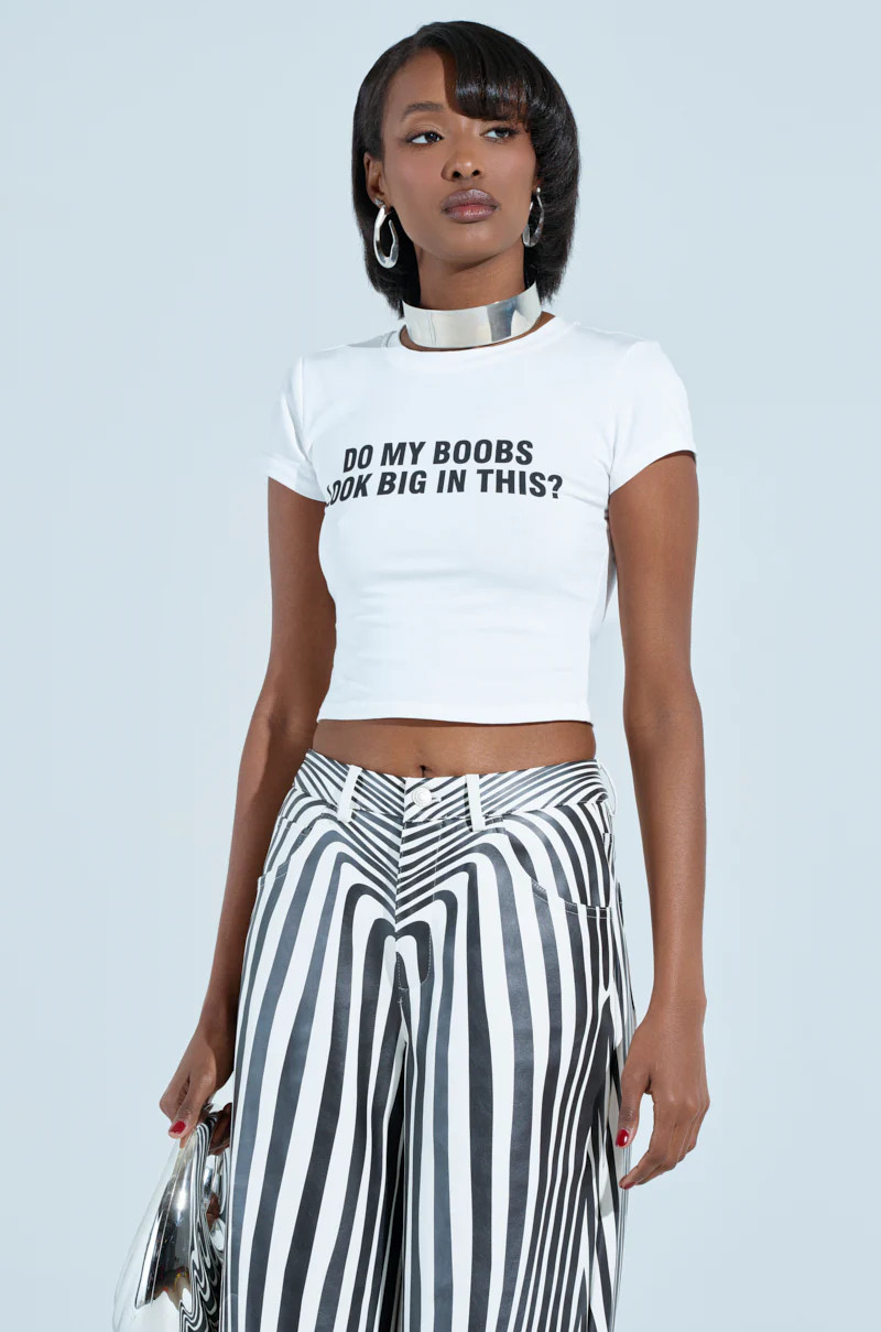 DO MY BOOBS LOOK BIG IN THIS BABY TEE | AKIRA