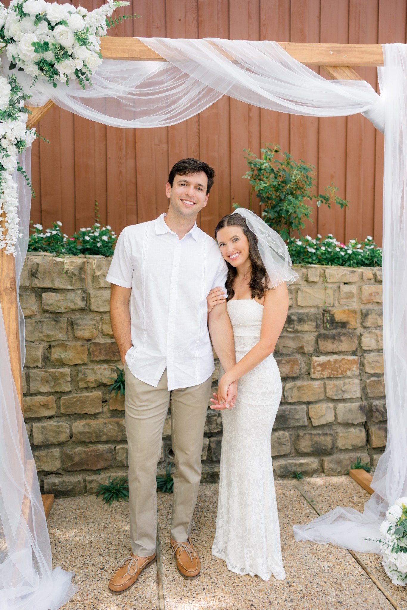 WE ELOPED!! 🤍

In love with my backyard wedding dress and veil! 💍

#LTKWedding #LTKPetite #LTKStyleTip