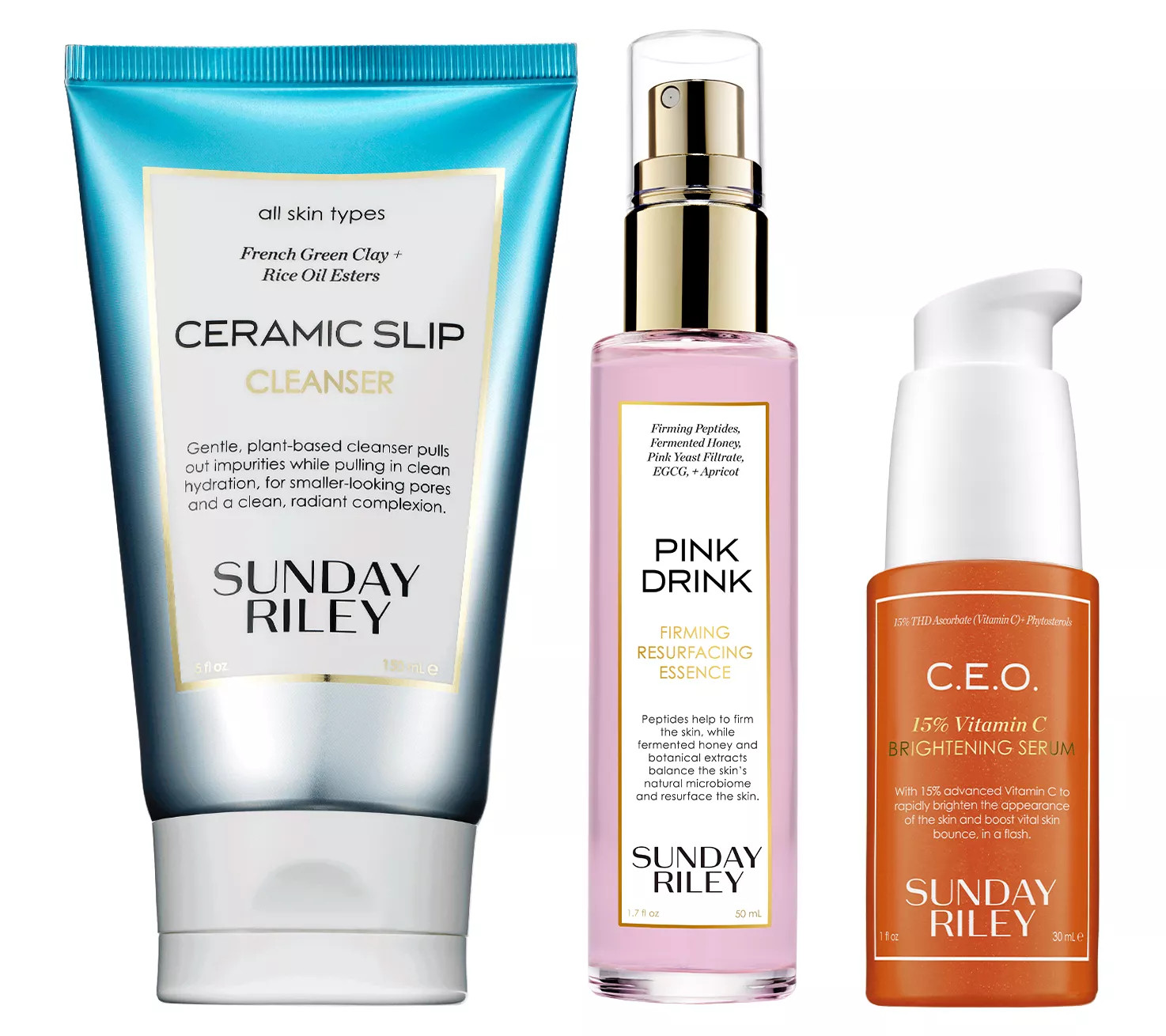 Sunday Riley Wake Up Beautiful 3-Piece Skincare Set | QVC