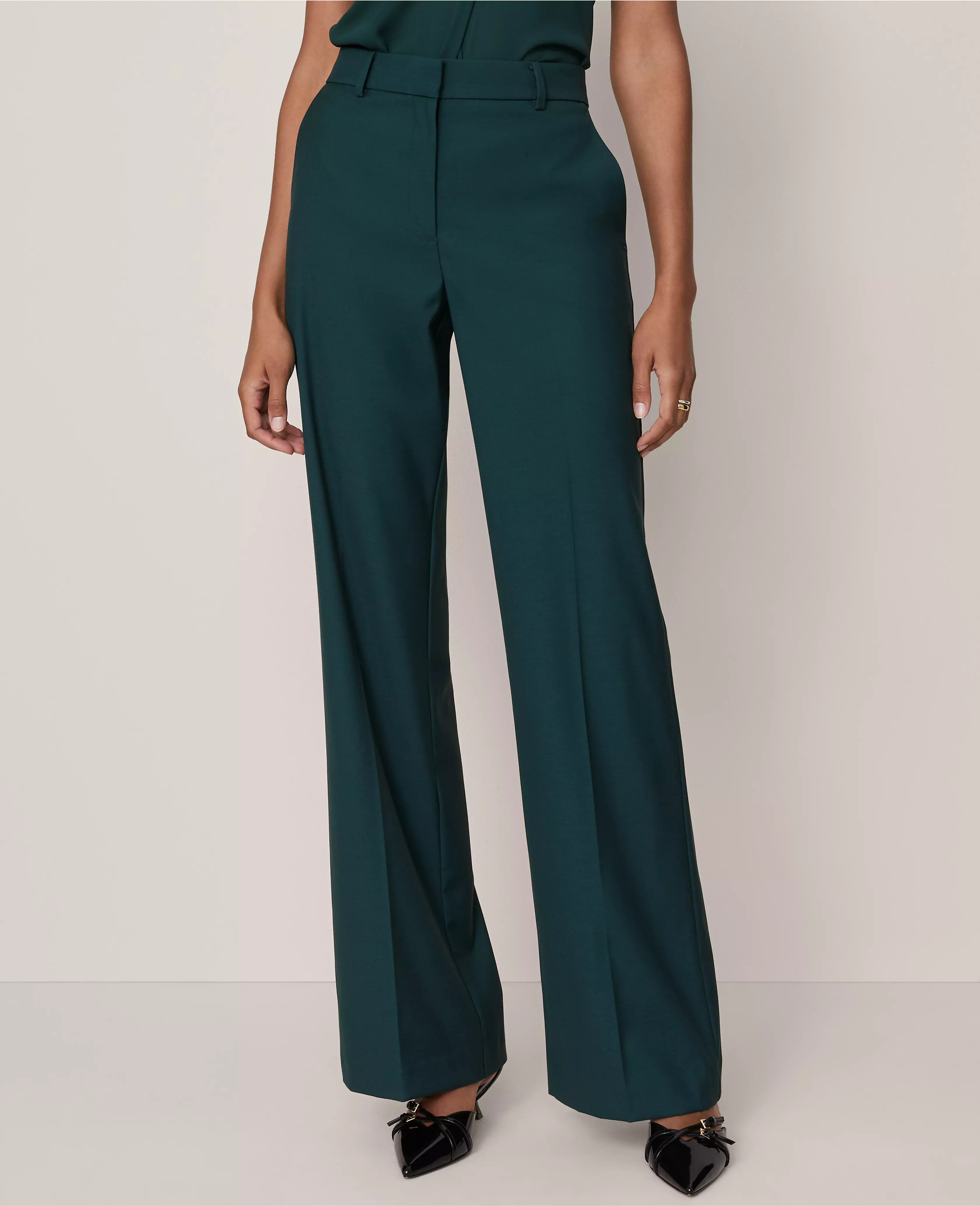 The Wide-Leg Pant — Curvy Fit | Ann Taylor