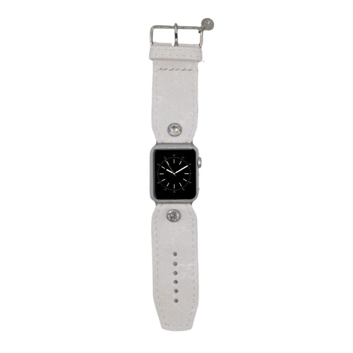 PRE ORDER - Upcycled White GG Imprime Sivella Watchband | Sparkl