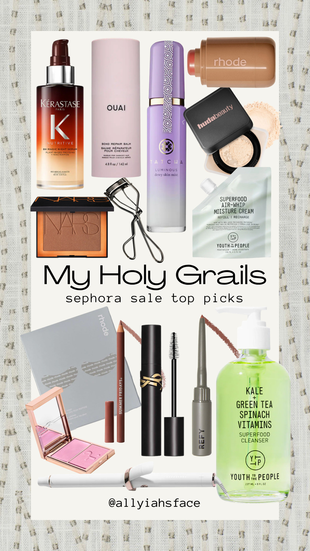 My holy grail products from the Sephora sale!!!! 

 

#LTKgrwm #LTKmorningroutine #LTKBeauty