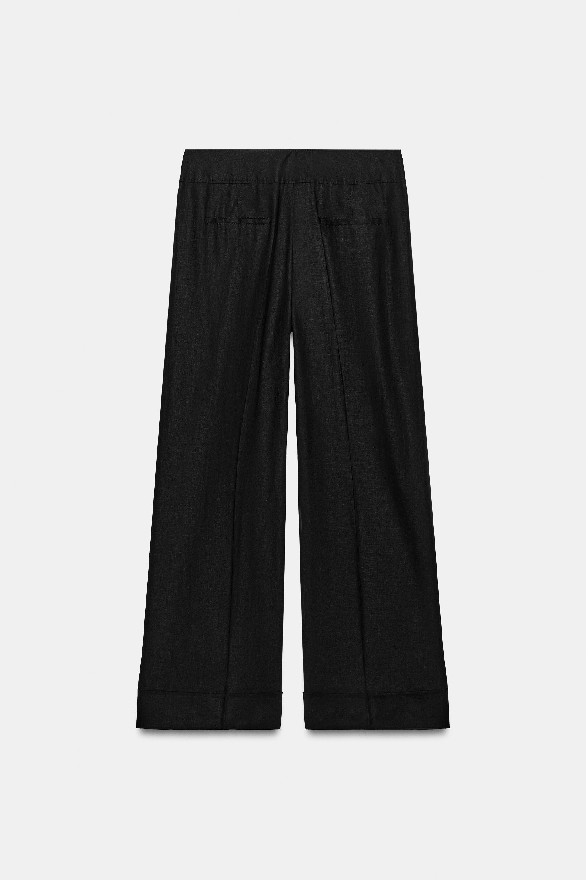 CUFFED WIDE LEG PANTS | Zara US