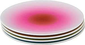 French Bull 6" Melamine Dinnerware Colorful Appetizer Plate Set, 4 Piece - Ombre | Amazon (US)