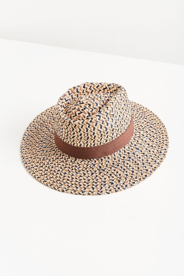 Brixton Joanna Straw Wide-Brim Fedora | Urban Outfitters (US and RoW)