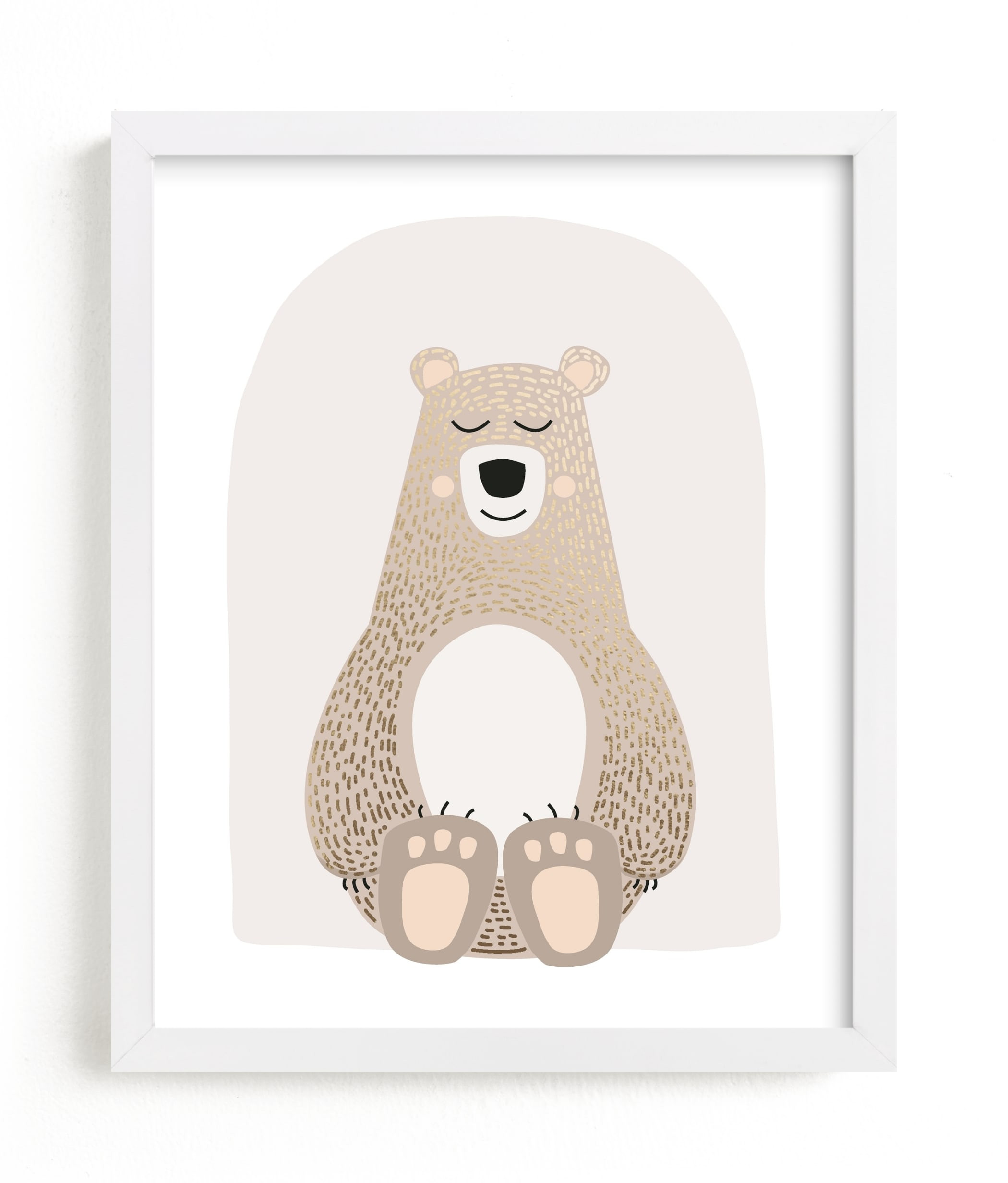 "Tranquil Cavern" - [non-custom] Foil-pressed Art Print by Erica Krystek. | Minted