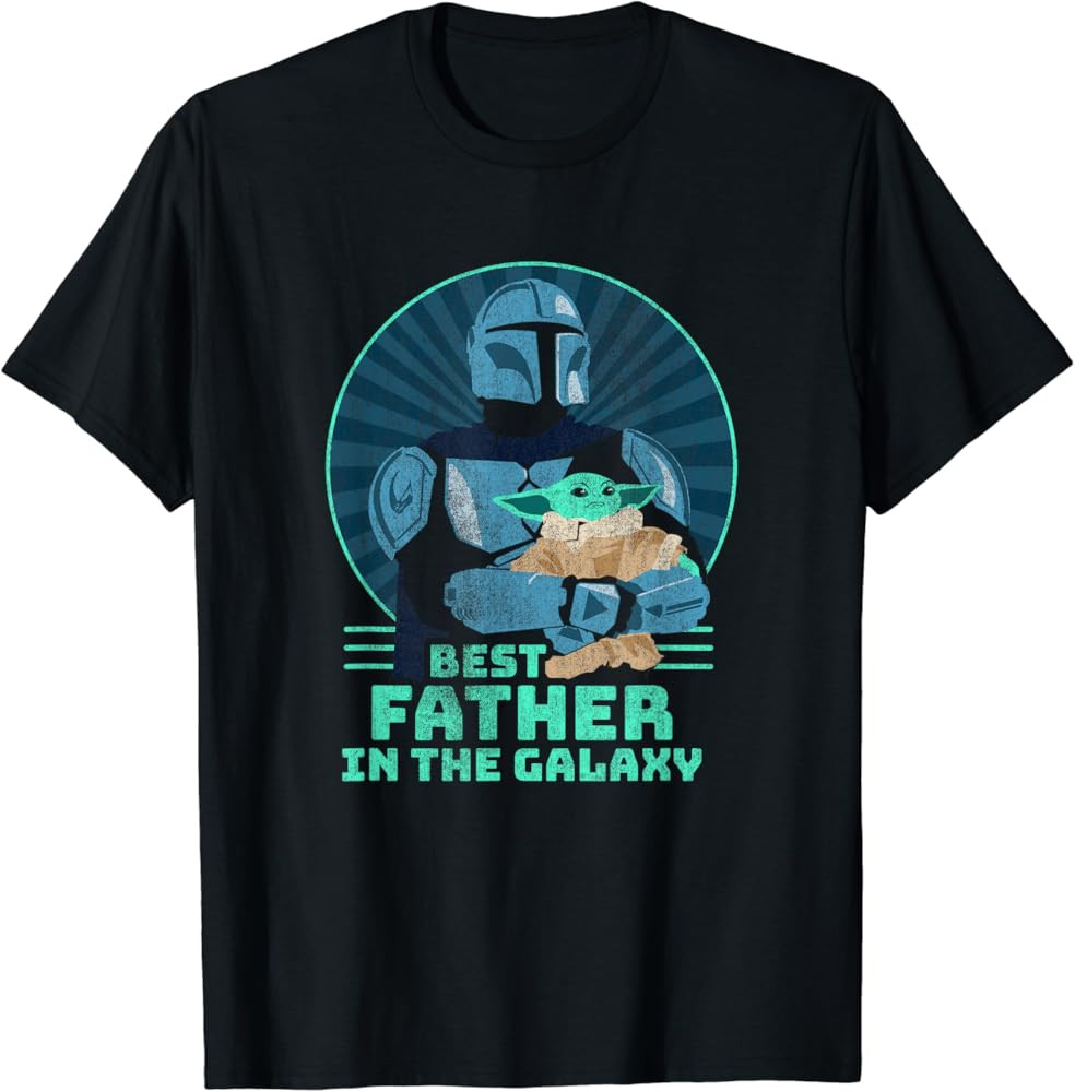 Star Wars: The Mandalorian & Grogu Best Father's Day T-Shirt | Amazon (US)
