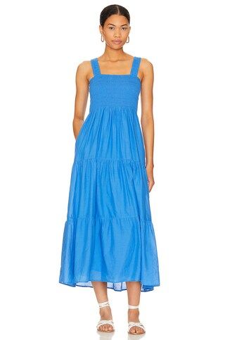 Seafolly Faithful Midi Dress in Azure from Revolve.com | Revolve Clothing (Global)