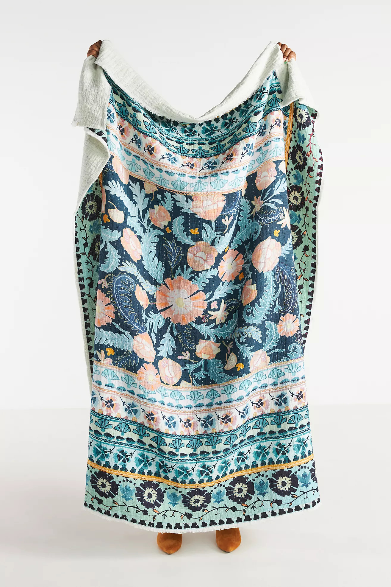Callum Gauze Throw Blanket | Anthropologie (US)