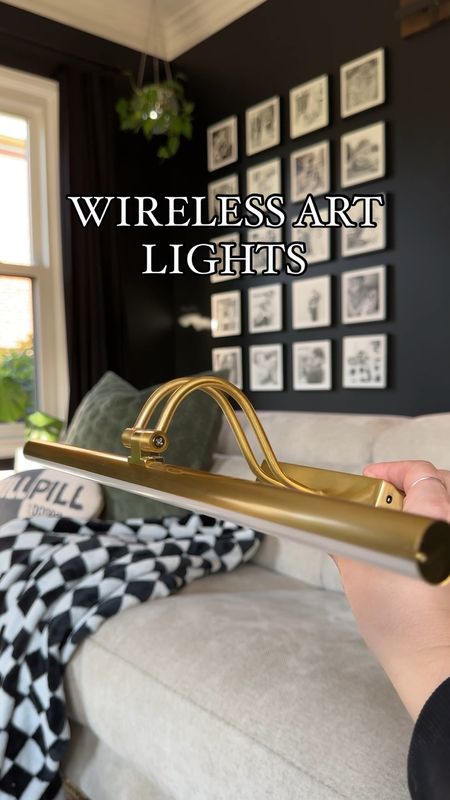 Wireless art lights, an easy way to elevate your home from Amazon! #homedecor 

#LTKVideo #LTKhome #LTKstyletip