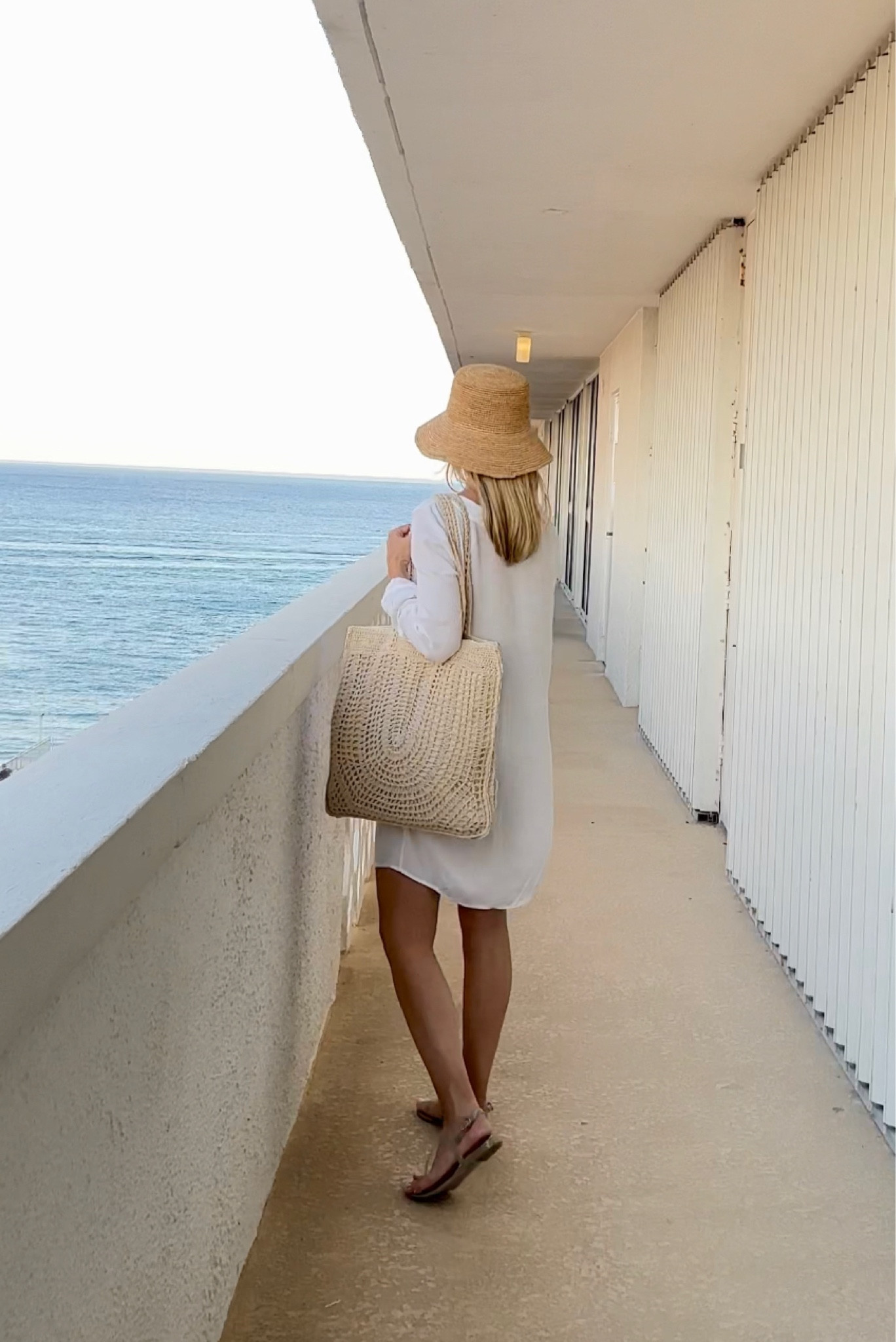 Vacation outfit.    My favorite coverup is a long white sleeve loose fitting dress.    This is an older style and no longer available, however I linked similar items.      The swim suit is from Victoria secret, tgat was also from last season but I linked the top that is the same style.   

I saw the Budha bracelets in a boutique and regretted not buying them because they are not metal they don’t make noise.     When I tried to find them online Amazon had a very similar product I thought I would try.    

#LTKtravel #LTKswim #LTKSeasonal