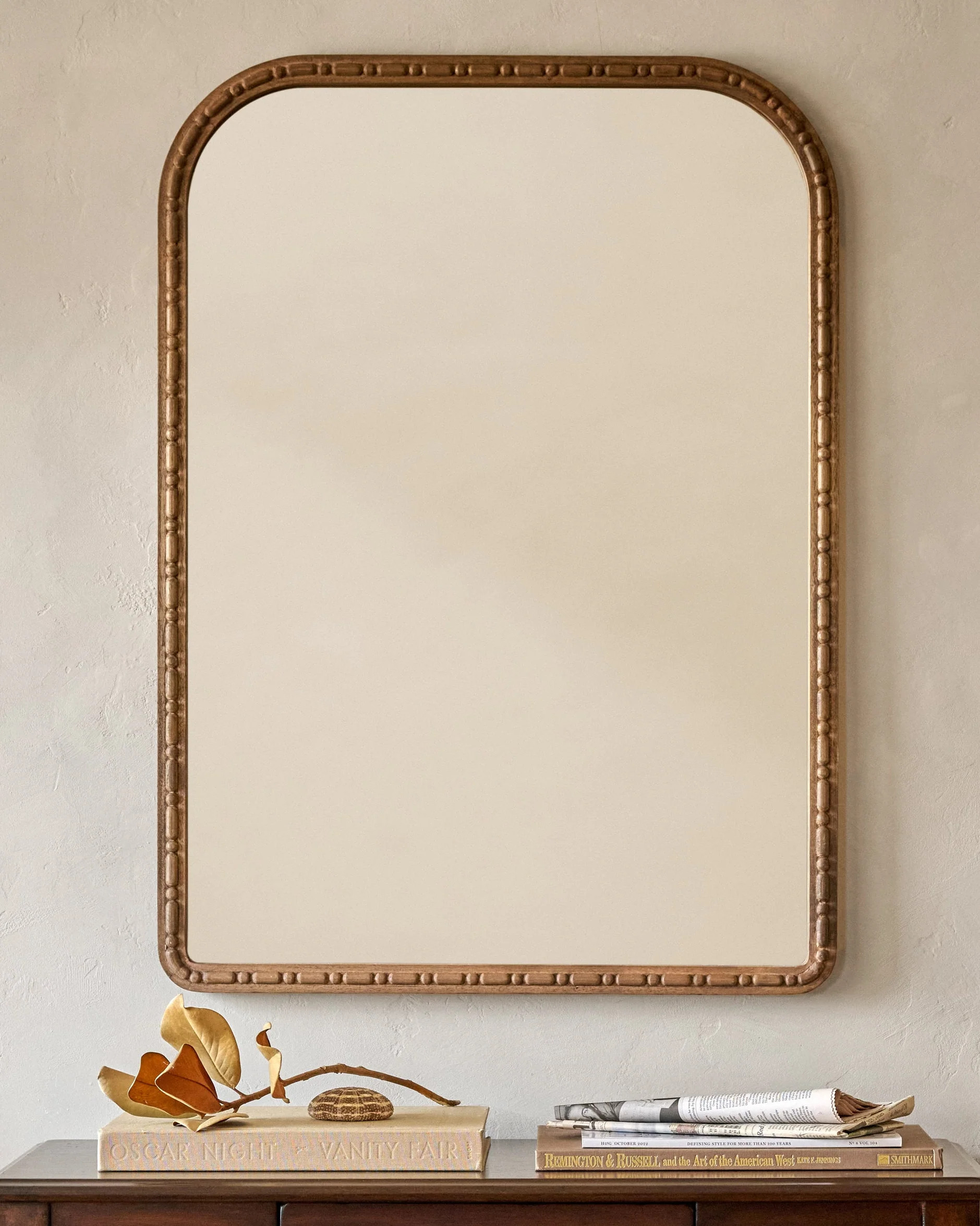 Nicolette Arched Wood Mirror | Magnolia