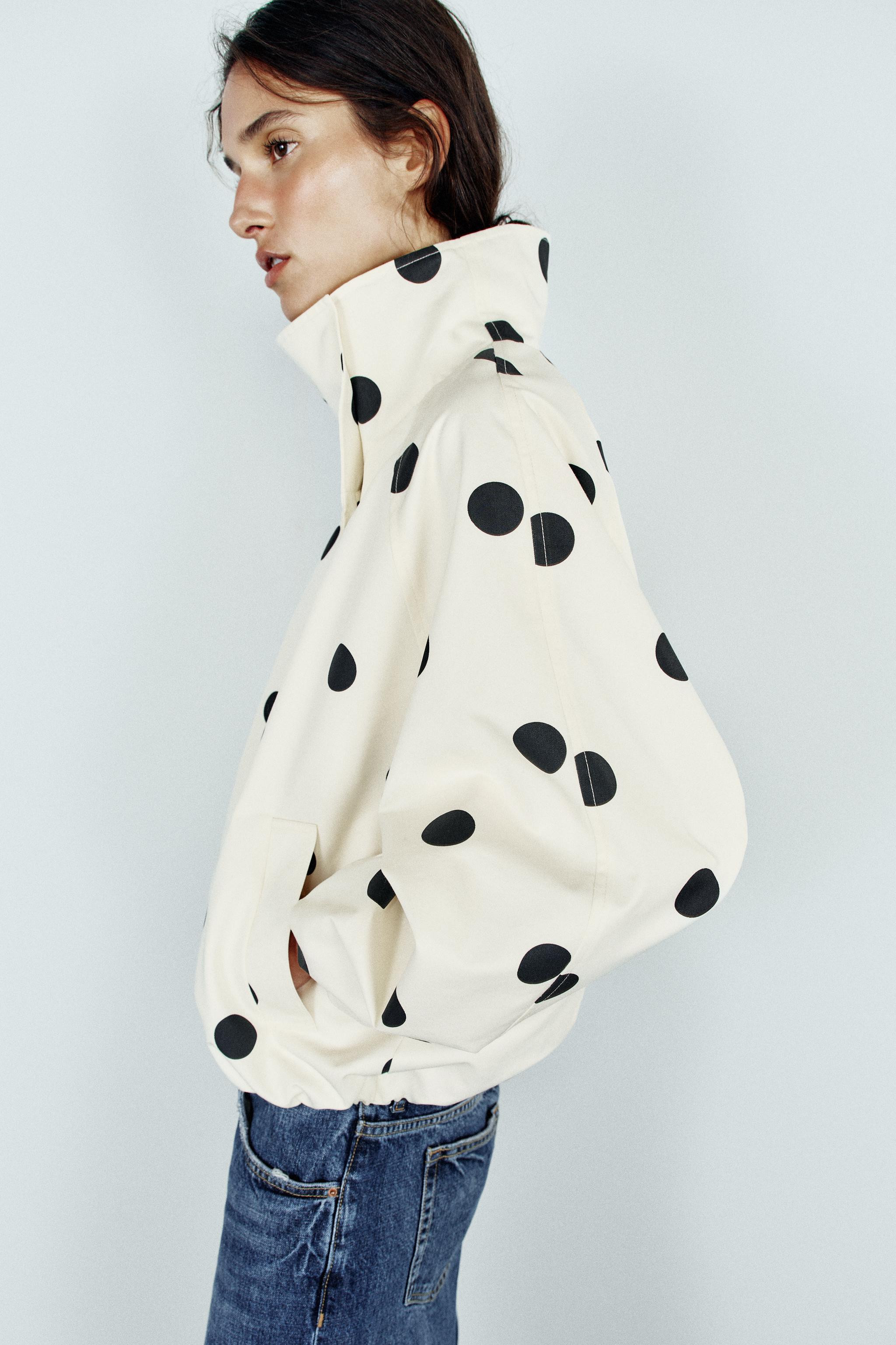 POLKA DOT BOMBER JACKET | Zara US