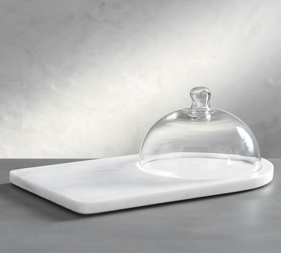 Marble Glass Domed Cheese Board | Pottery Barn (US)