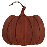 My Texas House Fall Wood Pumpkin-Shaped Serving Board, Brown, 12" x 13" | Walmart (US)