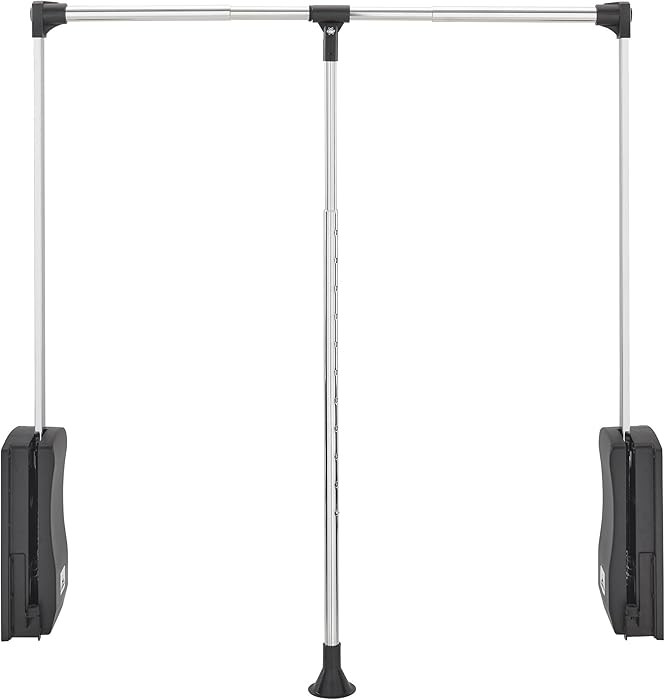 Rev-A-Shelf 26"-35" Pull Down Adjustable Side Mounted Closet Rod for Kitchen/ Bathroom Cabinets w... | Amazon (US)