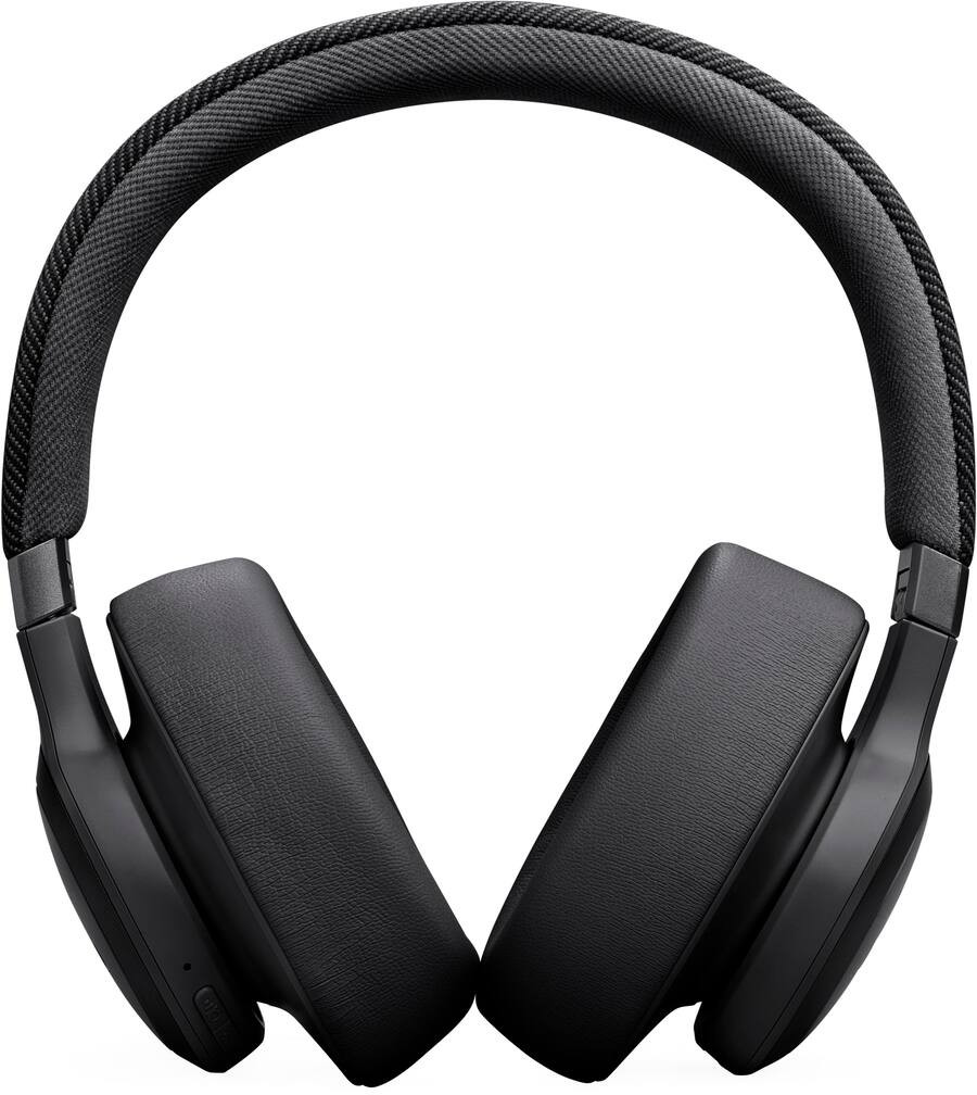 JBL - Live 770NC Wireless Over-Ear Headphones with True Adaptive Noise Cancelling - Black | Best Buy U.S.