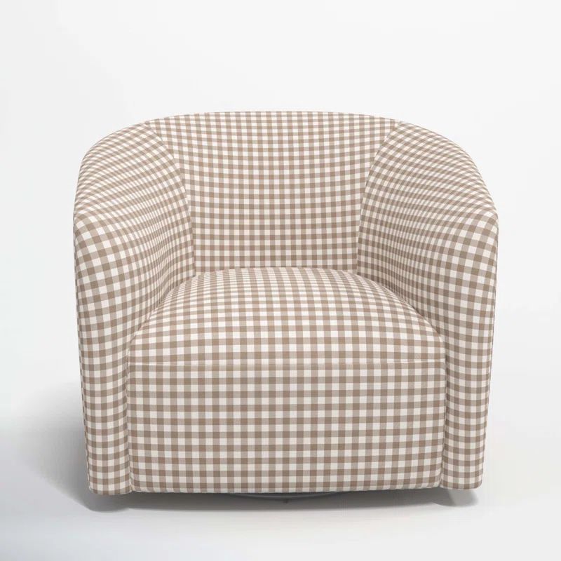 Marita Upholstered Swivel Barrel Chair | Wayfair North America