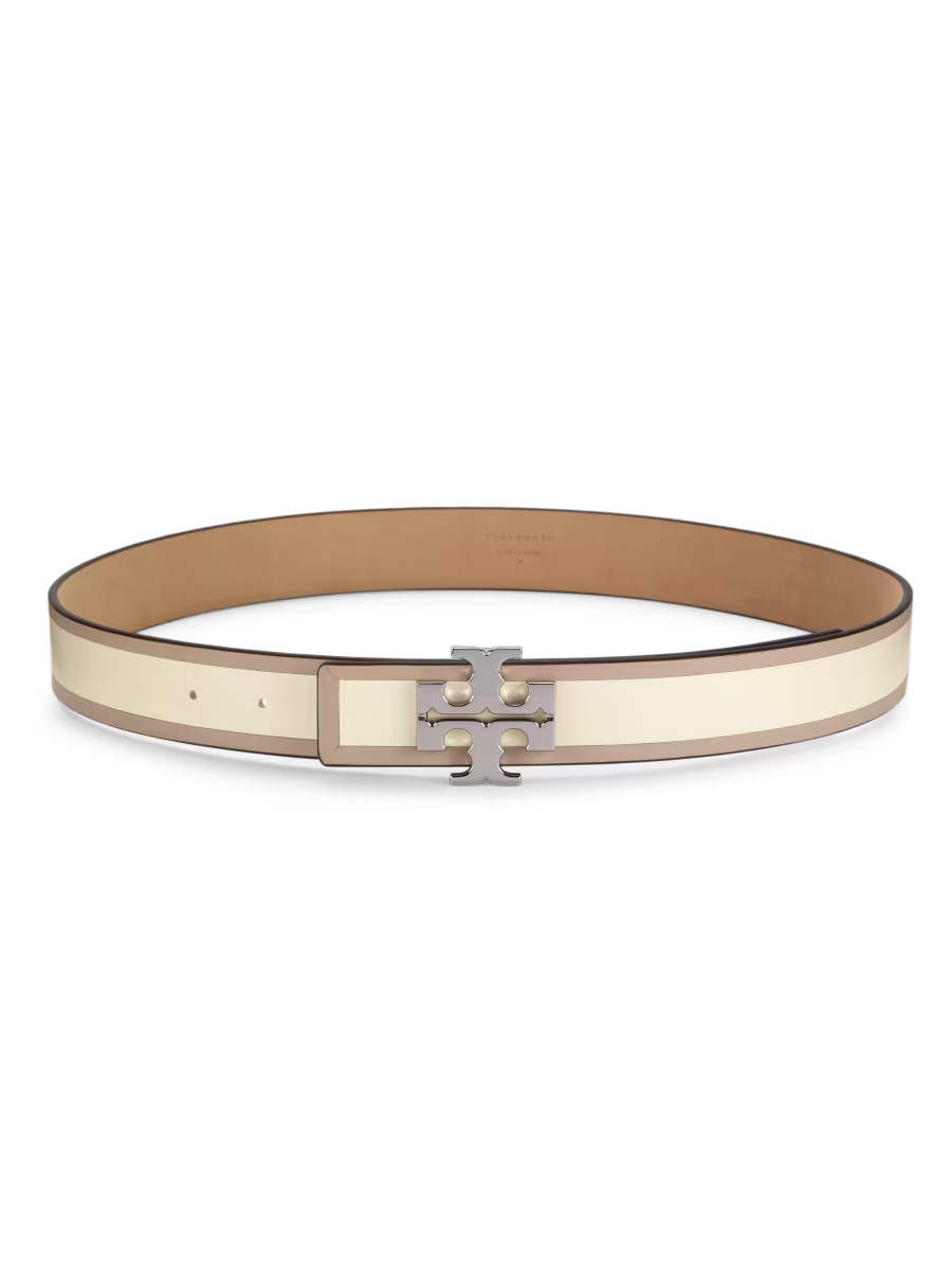 Eleanor Colorblocked Leather Belt | Saks Fifth Avenue