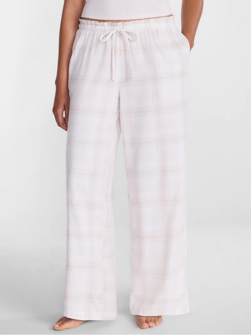 Joyspun Women's Flannel Sleep Pants, 30\u201d Inseam, Sizes XS-3X | Walmart (US)