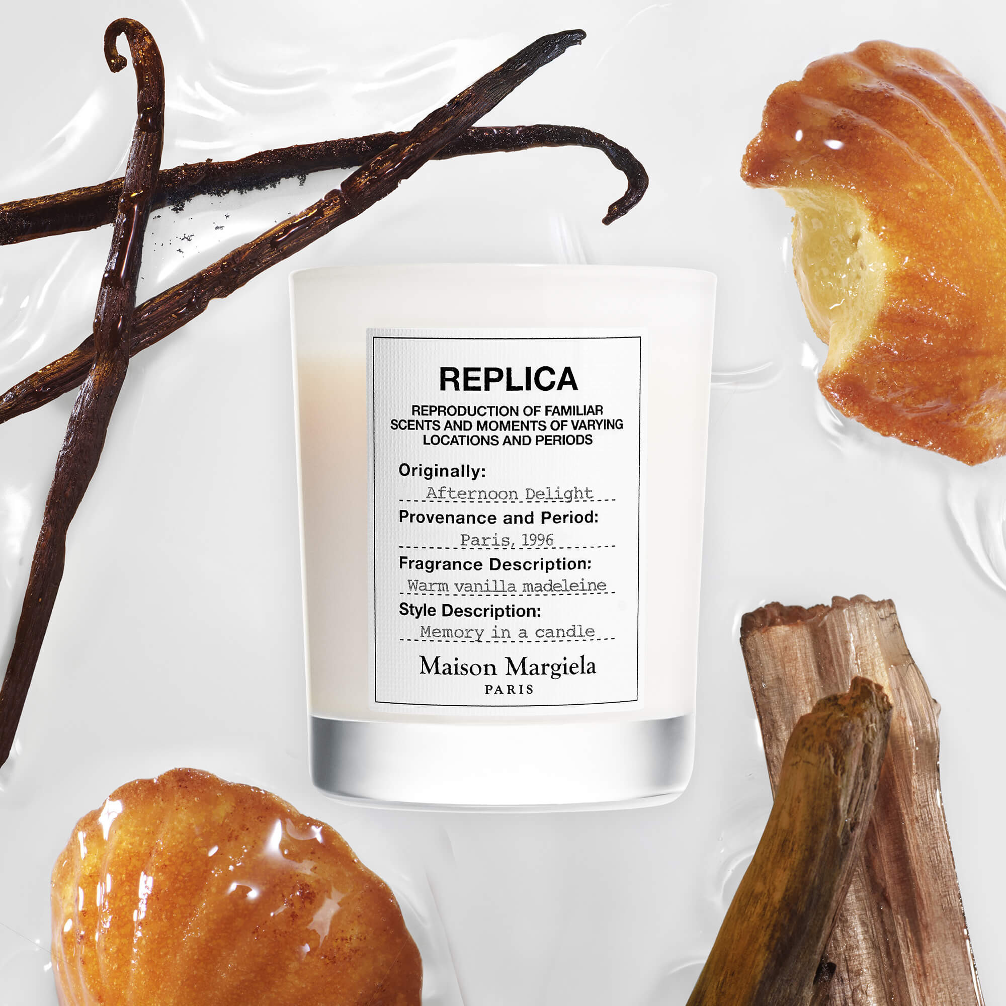 Maison Margiela Fragrances REPLICA Afternoon Delight Scented Candle | Valentine's Day Gift | 165g | Maison Margiela Fragrances