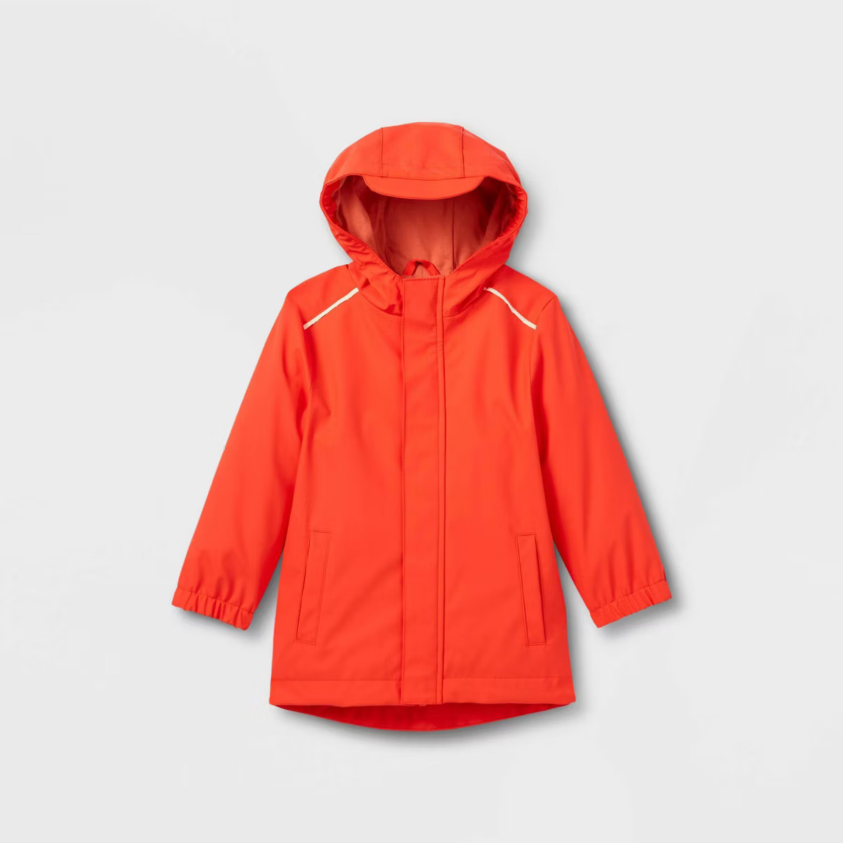 Toddler Long Sleeve Rain Coat - Cat & Jack™ Red | Target
