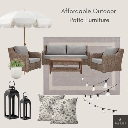 Affordable outdoor furniture 


#LTKStyleTip #LTKHome #LTKFamily
