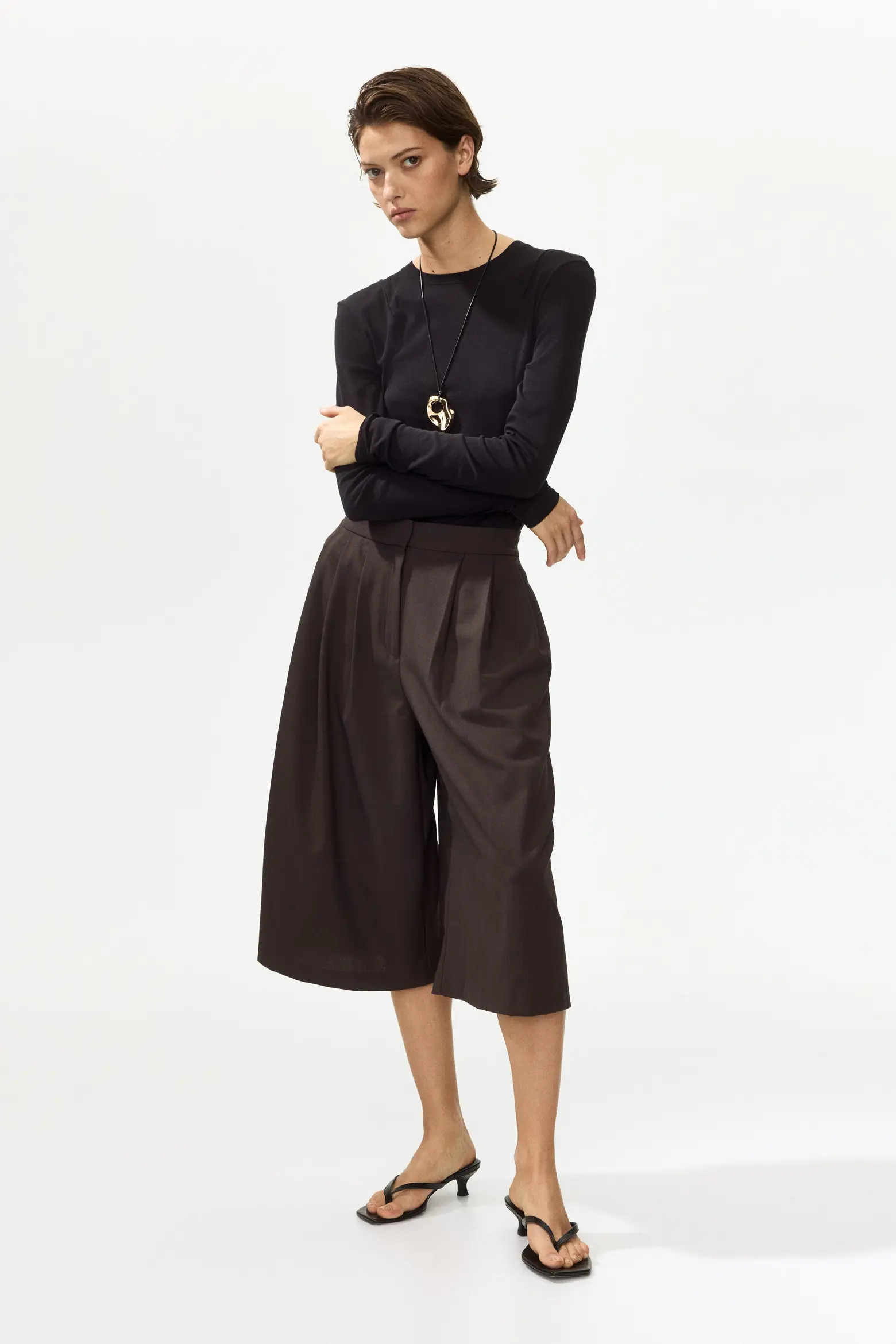 H&M Wide Culottes (Women) | Nordstrom | Nordstrom