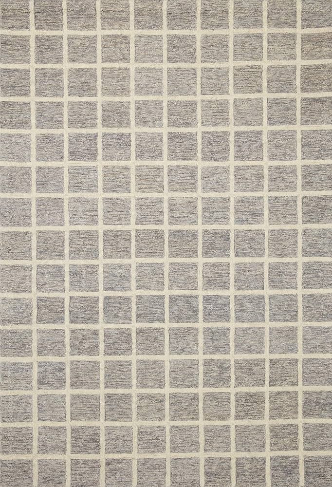 Loloi Chris Loves Julia Polly Collection POL-05 Area Rug 7'-9" x 9'-9" Slate/Ivory Rectangular 0.... | Amazon (US)