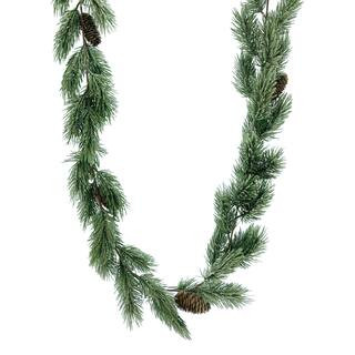 6ft. Frosted Pine Leaf & Pinecone Garland by Ashland® | Michaels Stores