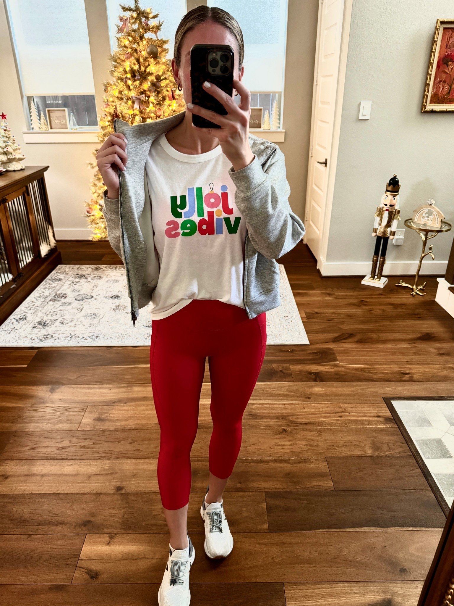 Holiday Outfit 🥂 and ✨ SALE ALERT ✨

Spanx is having epic sale prices on most of the site AND my fave booty boost leggings are steeply discounted.

#everypiecefits

Christmas outfit 
Leggings 
Yoga 
Exercise 
Running 
Graphic T-shirt 
Festive 
Christmas shirt 
Holiday shirt 

#LTKCyberWeek #LTKSaleAlert #LTKHoliday