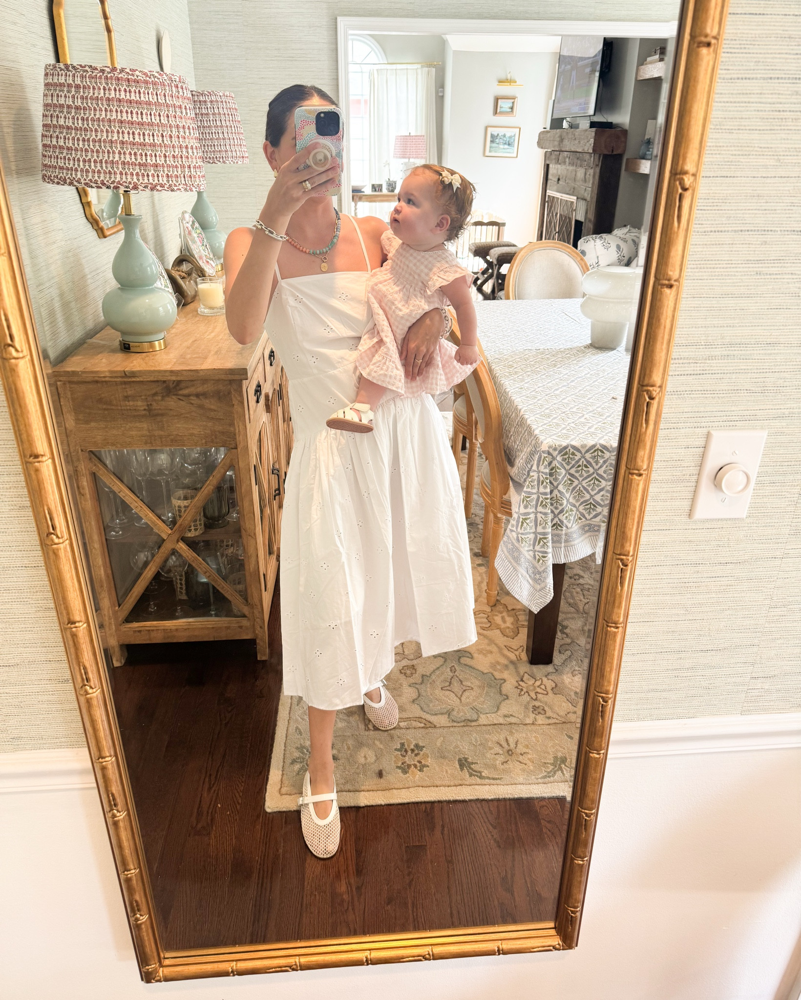 Sized down to XS in dress, Seely is 11 mos wearing 6-12 mos

#LTKStyleTip #LTKFindsUnder50