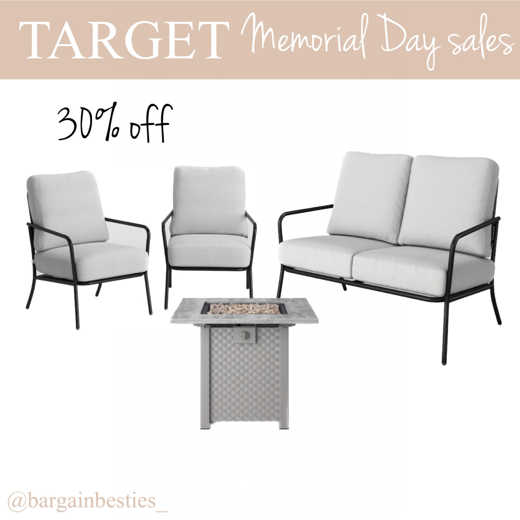 Target currently has 30% off select outdoor furniture! Loving these neutral tones🙌🏼

#LTKFind #LTKSeasonal #LTKhome