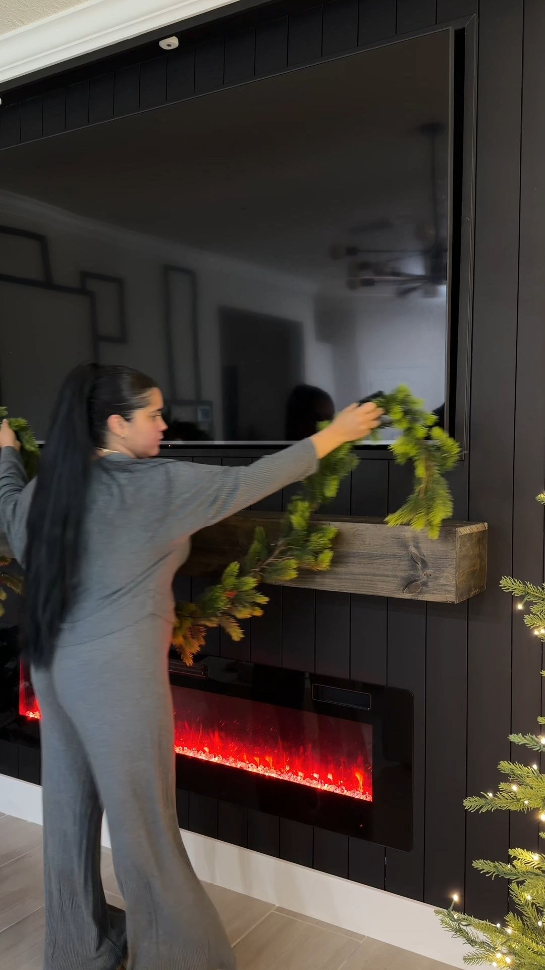 Decorando la chimenea