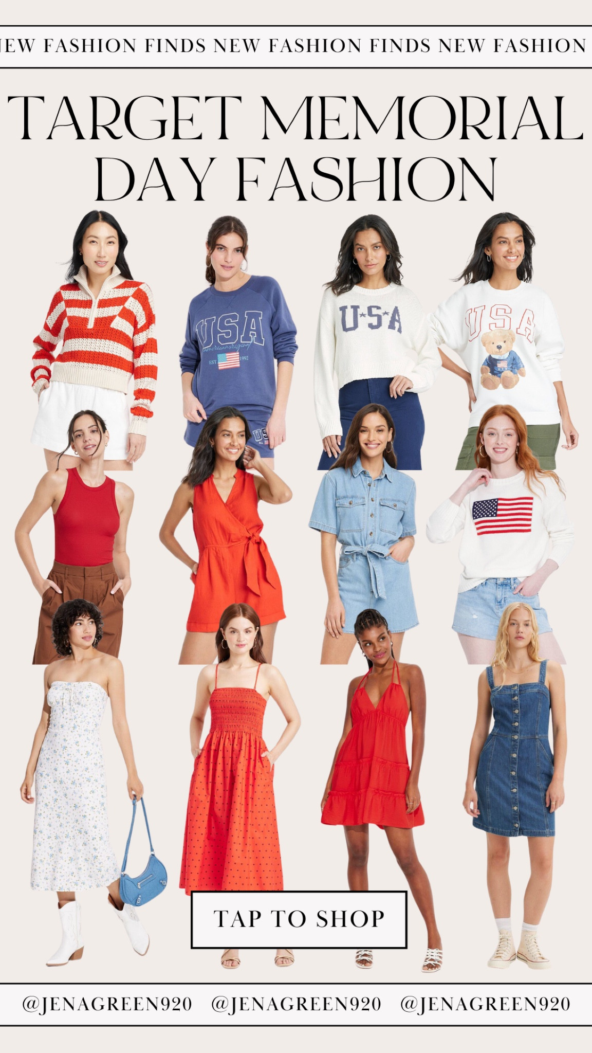 Target Memorial Day Fashion | Target Fashion | Spring Outfits | Red White & Blue Outfits 

#LTKfindsunder50 #LTKfindsunder100 #LTKstyletip