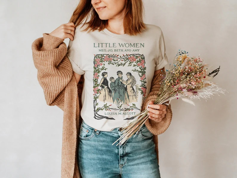 Little Women Shirt - English Literature Gift - Louisa M. Alcott Unisex TShirt - Literary Bookish ... | Etsy (UK)