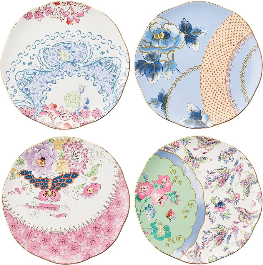 Wedgwood Butterfly Bloom Plates, Set of 4 | Amazon (US)