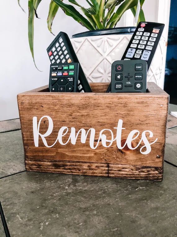 Remote Box  Remote Control Box  Remote Storage  Home | Etsy | Etsy (US)