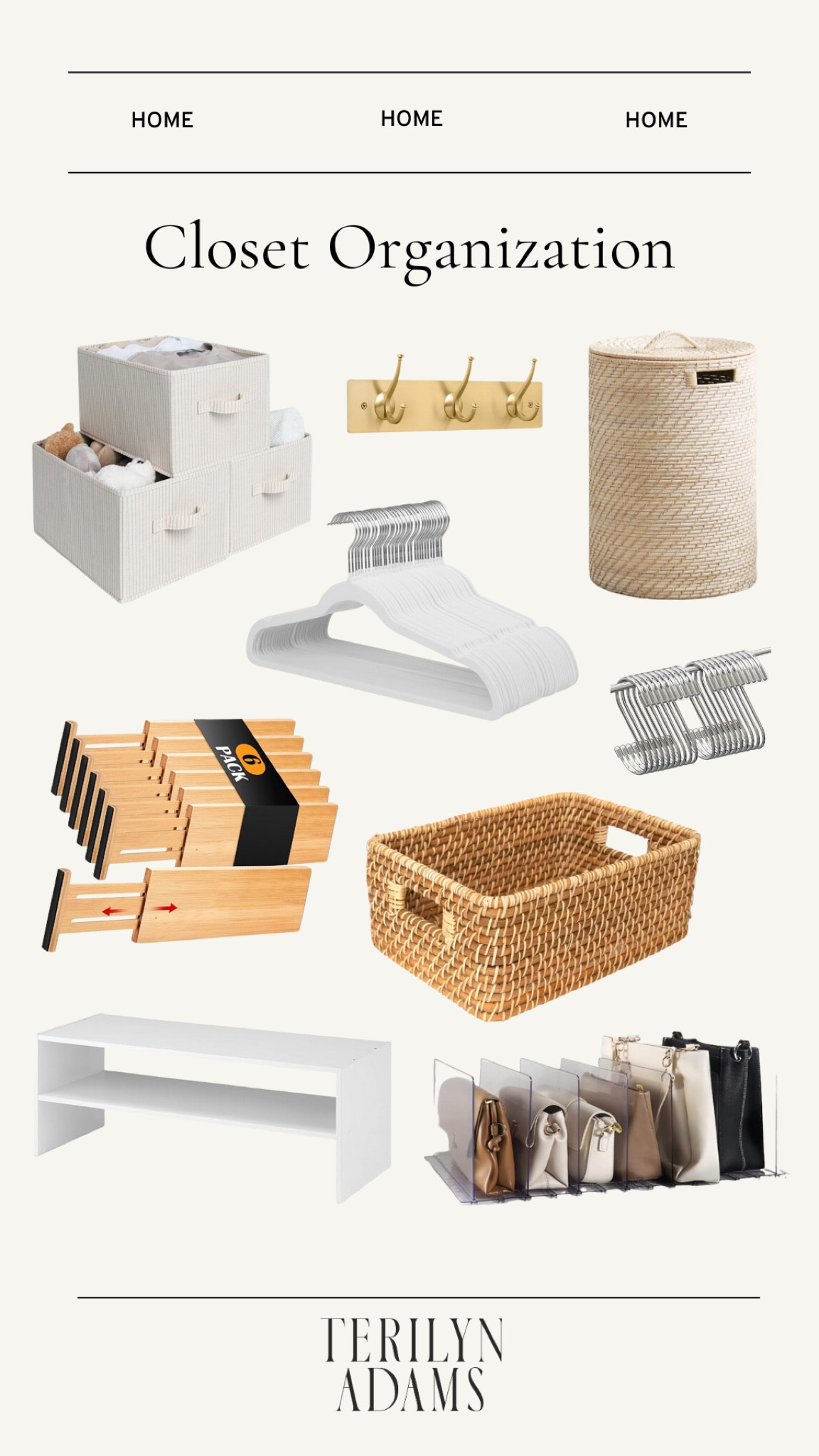 Must-haves for closet organization! 

#LTKFindsUnder100 #LTKStyleTip #LTKHome