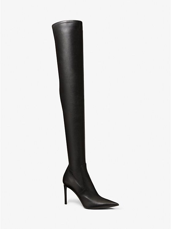 Elle Leather Boot | Michael Kors US