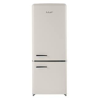 iio 7 cu. ft. Retro Bottom Freezer Refrigerator in Butter Cream, ENERGY STAR MRB192-07ioBC - The ... | The Home Depot