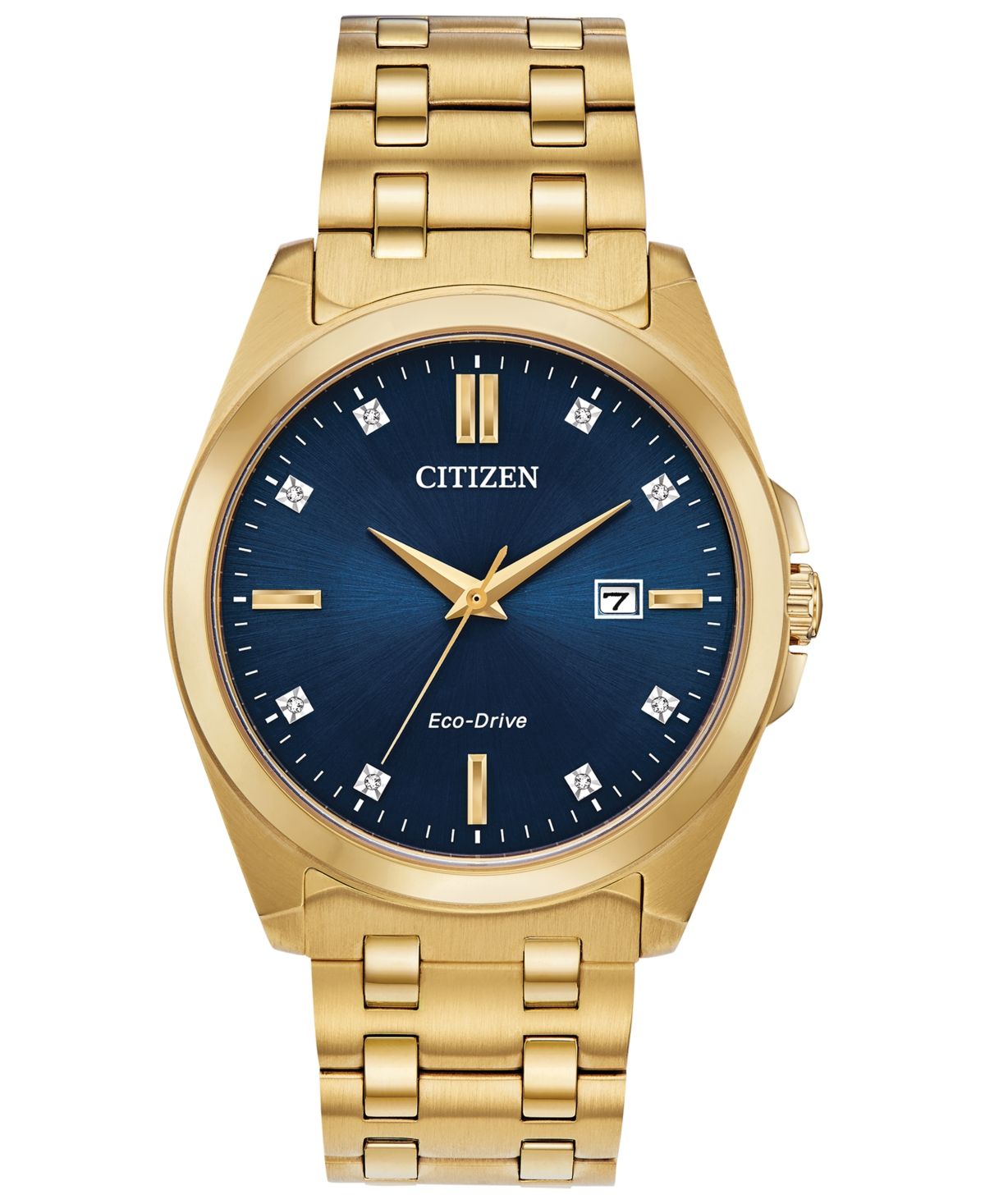 Citizen Eco-Drive Men's Corso Gold-Tone Stainless Steel Bracelet Watch 41mm | Macys (US)