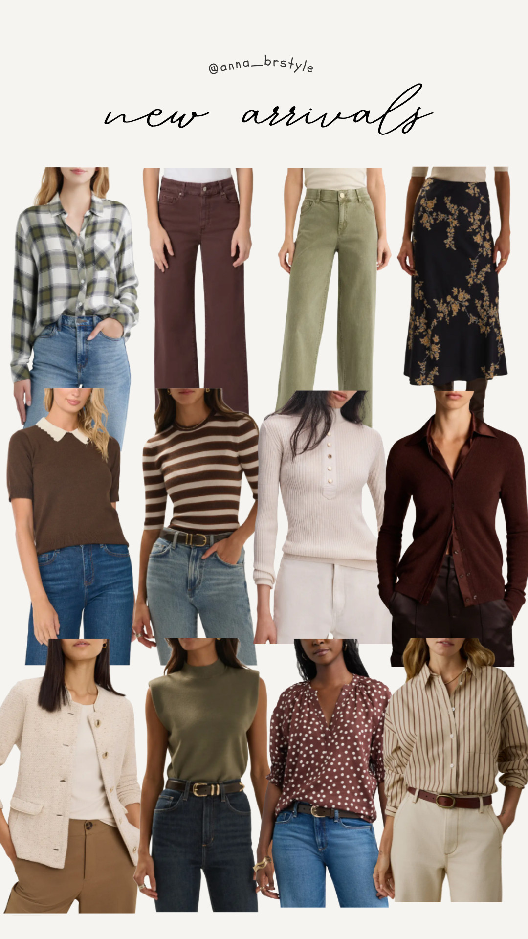 Fresh fall arrivals filled with rich neutrals, soft knits, classic prints, and easy transitional pieces.

fall new arrivals, fall fashion, fall clothing, women’s fashion, fall tops, fall pants, fall skirts, transitional style, fall wardrobe, autumn outfits, fall basics, neutral fashion, everyday style, fall workwear, casual fall style, striped tops, fall sweaters, fall outfit ideas, early fall style, women’s fall clothes

#LTKOver40